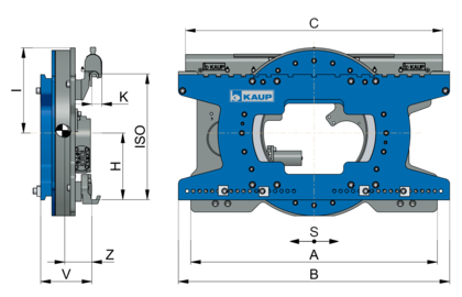 Tête rotative 360° sans fin - version pêche T391S - T391.3S - 3