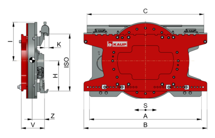Drehgerät 360° endlos Gießerei-Ausführung T391G - 3