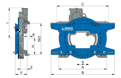 Tête rotative 360° sans fin - version pêche T391S - T391.3S - 2