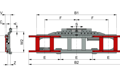 Triple déplacement latéral T253B-3 - 1