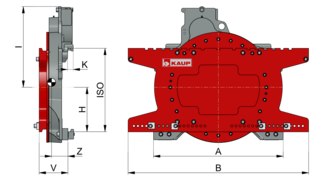 Rotator 360° endless, foundry version T351G