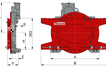 Rotator 360° endless, foundry version T351G - 2