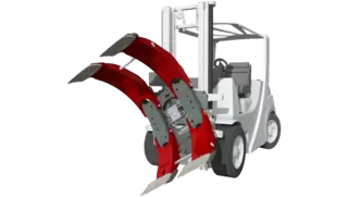 Drehbare Rollenklammer T458B Drehbare Rollenklammer T458B