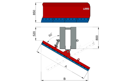 Tablier chasse neige T198G1/T198FG1 - 2