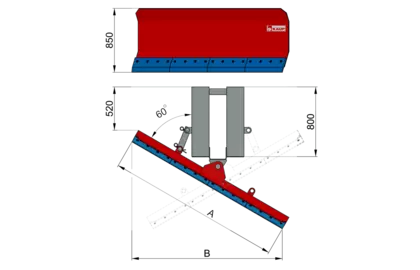 Snow Plough Blade T198G1 / T198FG1 - 2