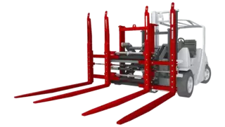 Double Pallet Handler on a Pantograph T429/T149Z Double Pallet Handler on a Pantograph T429/T149Z