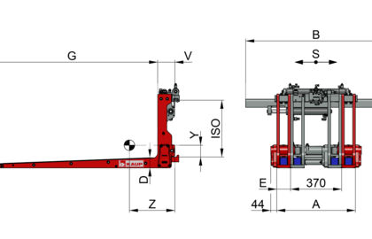 Horquillas de banda transportadora T180FG-2-4S - 1