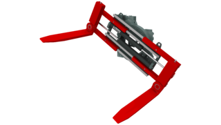 Rotating Fork Clamp with Turnable Forks T451D