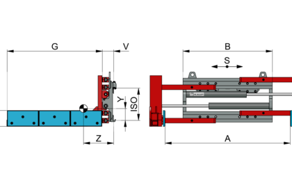 Pinza para bloques de hormigón T412HP - 1