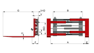 Zinkenverstellgerät T411BZ