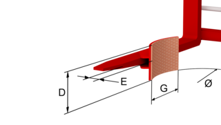 Bras de pince à fûts T105A