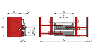 Telescopic Appliance Clamp T413GT