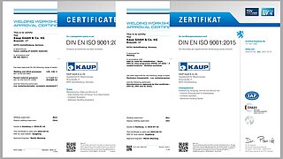 KAUP certifications