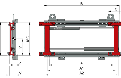 Zinkenverstellgerät T160 - 1