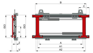 Zinkenverstellgerät T160