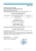 Zertifikat der Konformität der werkseigenen Produktionskontrolle Zertifikat der Konformität der werkseigenen Produktionskontrolle