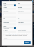 Bitte füllen Sie alle mit * markierten Felder aus und klicken 'Registrierung'. Sie erhalten unmittelbar eine Bestätigungsmail von KAUP, in der Sie aufgefordert werden, Ihre Registrierung noch einmal zu bestätigen. Wenn Sie dies getan haben, ist der Registrierungsprozess für Sie abgeschlossen. Wir prüfen nun Ihre Daten und schalten Sie anschließend frei. Info: Die Prüfung und Freischaltung erfolgt NICHT automatisch! Bitte geben Sie uns ein bisschen Zeit.