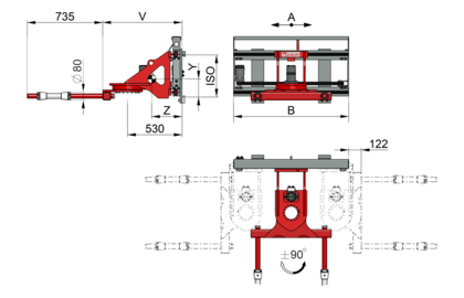 Weinfasstransportgerät T415W / WD - 2