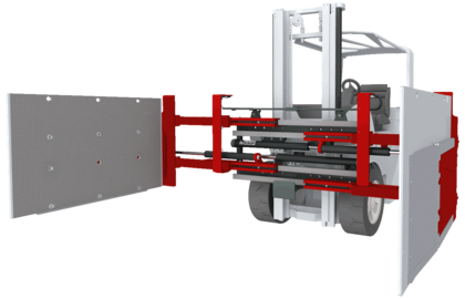 Telescopic Appliance- / Carton Clamp T414GT-1L - 1