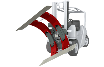 Rotating Tissue Roll Clamp T458BT - 1