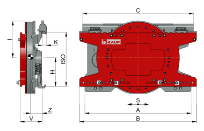 Rotator 360° endless, foundry version T391G - 3