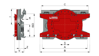 Rotator 360° endless, foundry version T391G