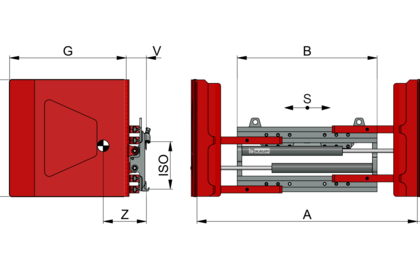 Geräteklammer T413G - 1