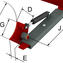 Drehbare Rollenspannarme T106AH90 Drehbare Rollenspannarme T106AH90
