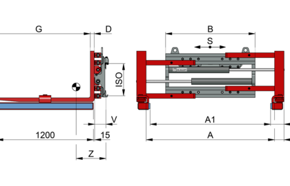 Steinklammer T412UVP - 2