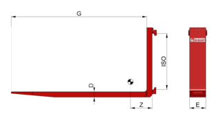 Hook-on Forks T180