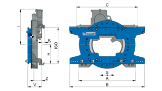 Rotator 360° endless, fishing industry T391S - T391.3S