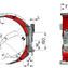 Drehbare Rollenklammer T458B-2 Drehbare Rollenklammer T458B-2