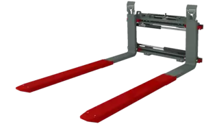 Fork Positioner with Telescopic Forks T466/T180CT