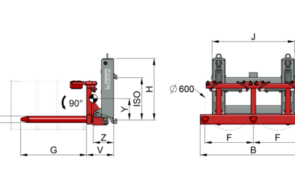 Dispositivo de volteo de barriles T130F - 2