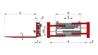 Klammergabel T411