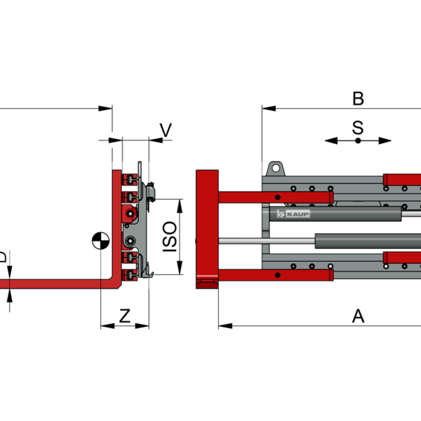 Klammergabel T411 Klammergabel T411