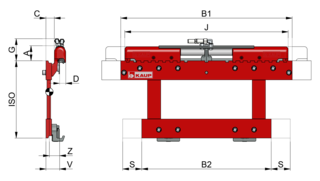 Seitenschieber für Schubmaststapler 2T151P2