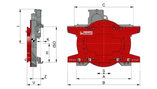 Rotator 360° endless, foundry version T391G