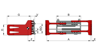 Ballenklammer, Zelluloseklammer T413