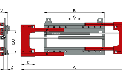 Positionneur de fourches T410Z - 2