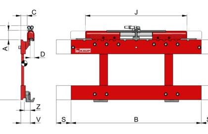 Tablier à déplacement latéral standard type T151P2 - 1