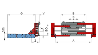 Steinklammer T412V-3