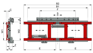 Dreifach-Seitenschieber T253B