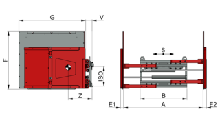 Geräte-/Kartonklammer T413G-1L