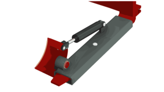 Kippbare Rollenspannarme T106AH90 Kippbare Rollenspannarme T106AH90