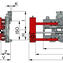 Drehbare Drehgabelklammer T451D Drehbare Drehgabelklammer T451D