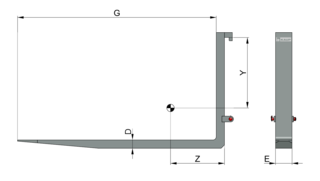 Hook-on Forks T180TW