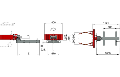 Mini-pince à fûts T445F - 2