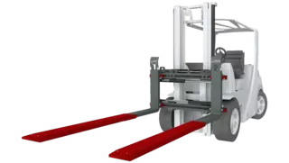 Fork Positioner with Telescopic Forks T466/T180CT Fork Positioner with Telescopic Forks T466/T180CT