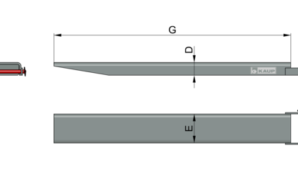 Gabelverlängerungen T181G - 1